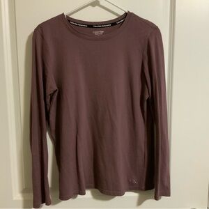 Calvin Klein Performance 100% Cotton Shirt Color Cream Tan Size M Comfortable